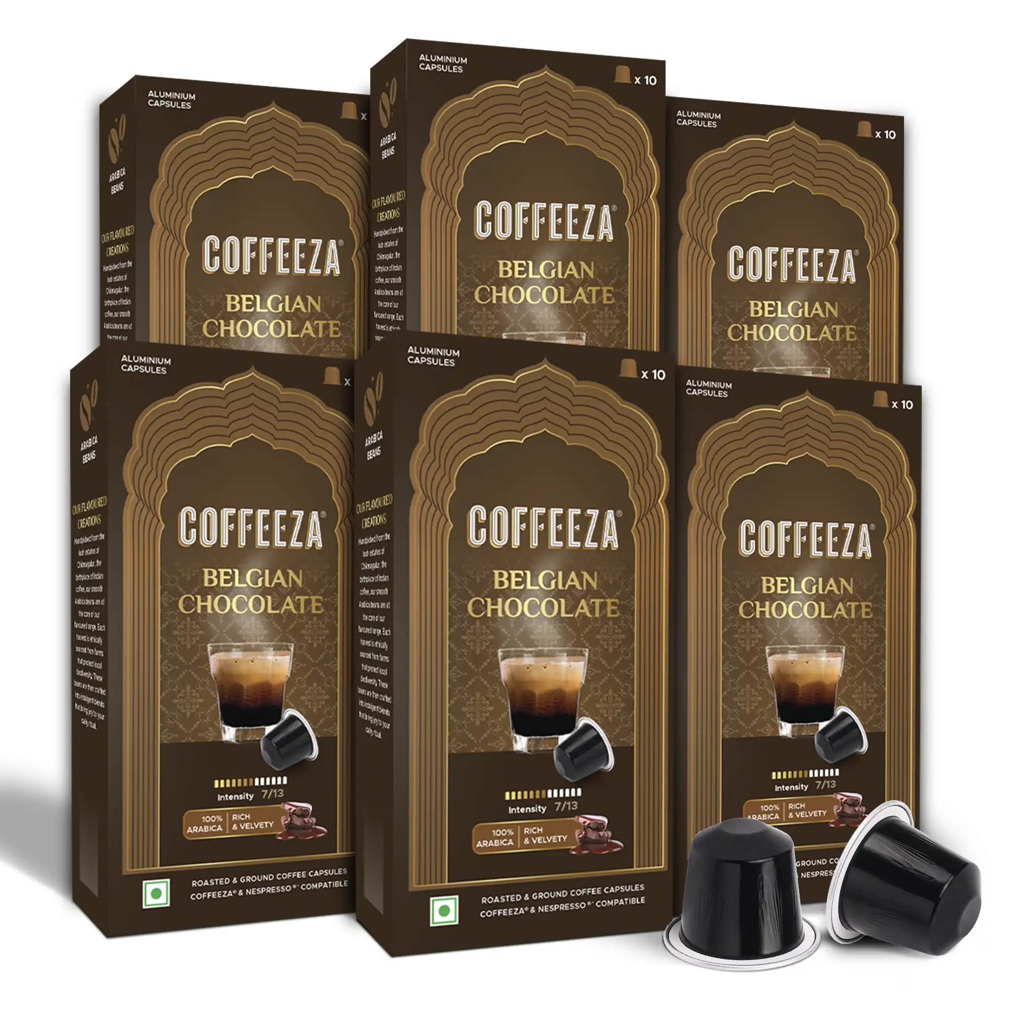 Belgian Chocolate 100% Arabica Flavoured Aluminium Coffee Capsules (Limited Edition) - Image 10