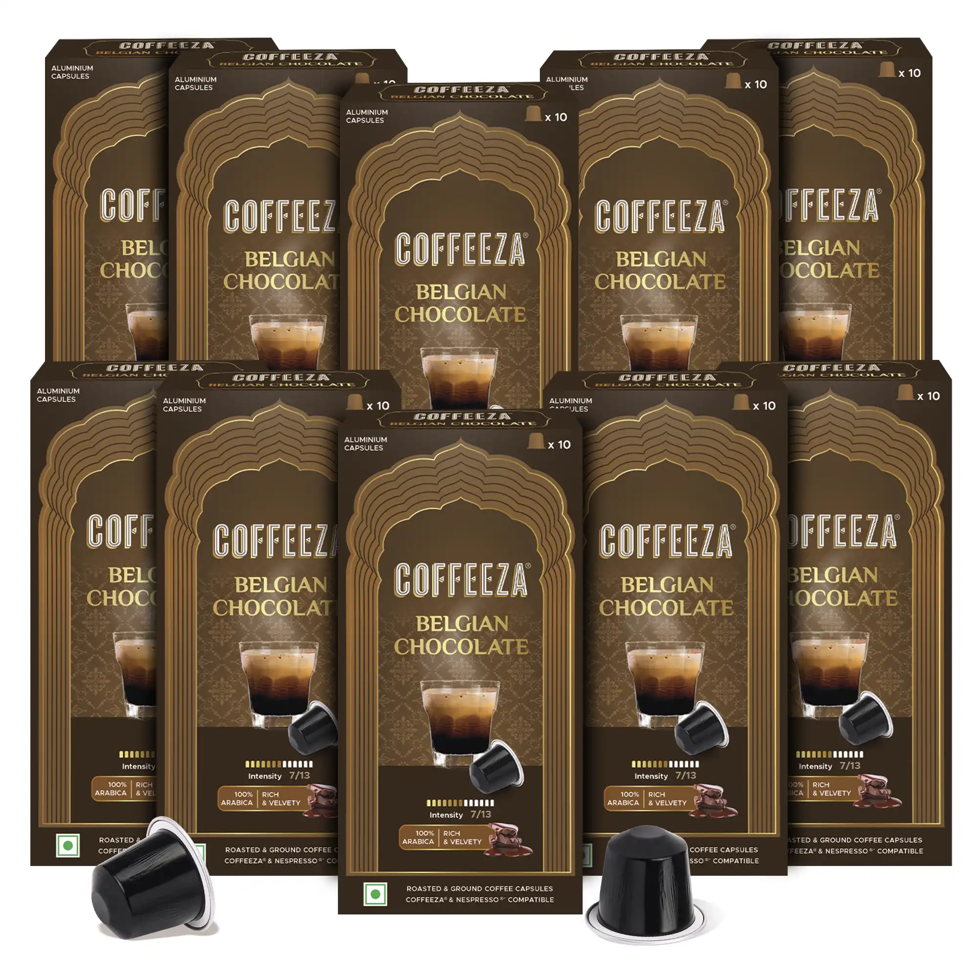 Belgian Chocolate 100% Arabica Flavoured Aluminium Coffee Capsules (Limited Edition) - Image 11