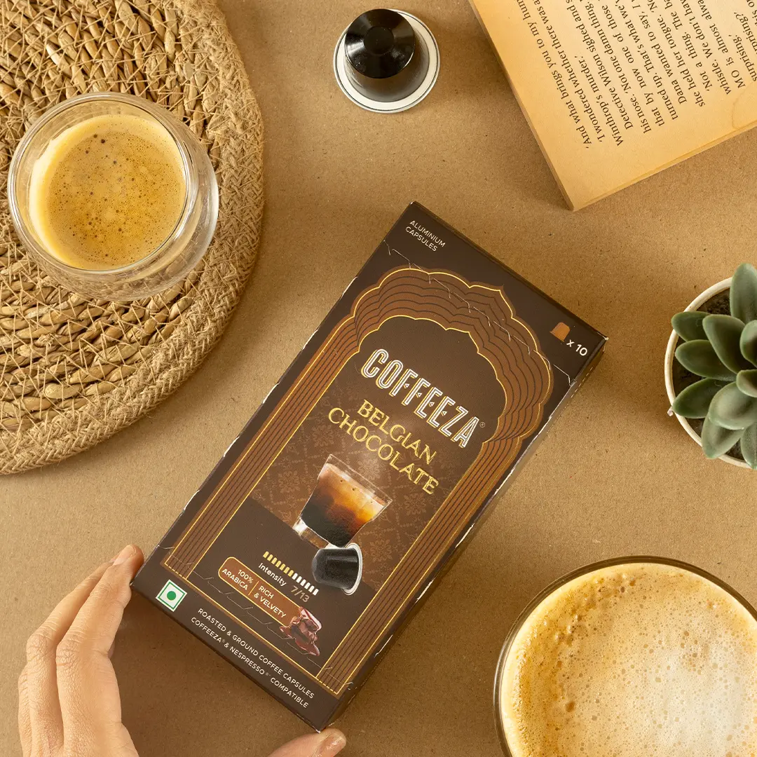 Belgian Chocolate 100% Arabica Flavoured Aluminium Coffee Capsules (Limited Edition) - Image 4