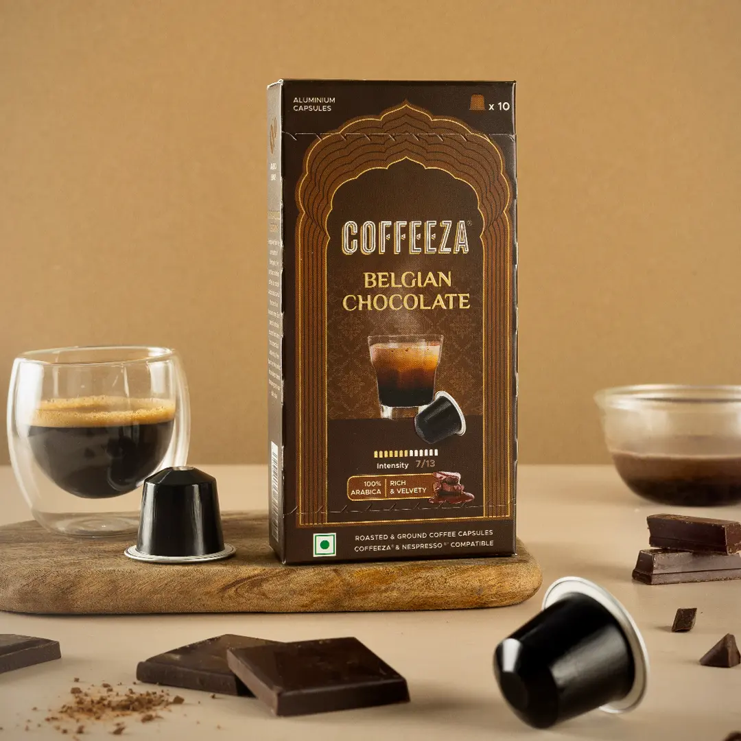 Belgian Chocolate 100% Arabica Flavoured Aluminium Coffee Capsules (Limited Edition) - Image 5
