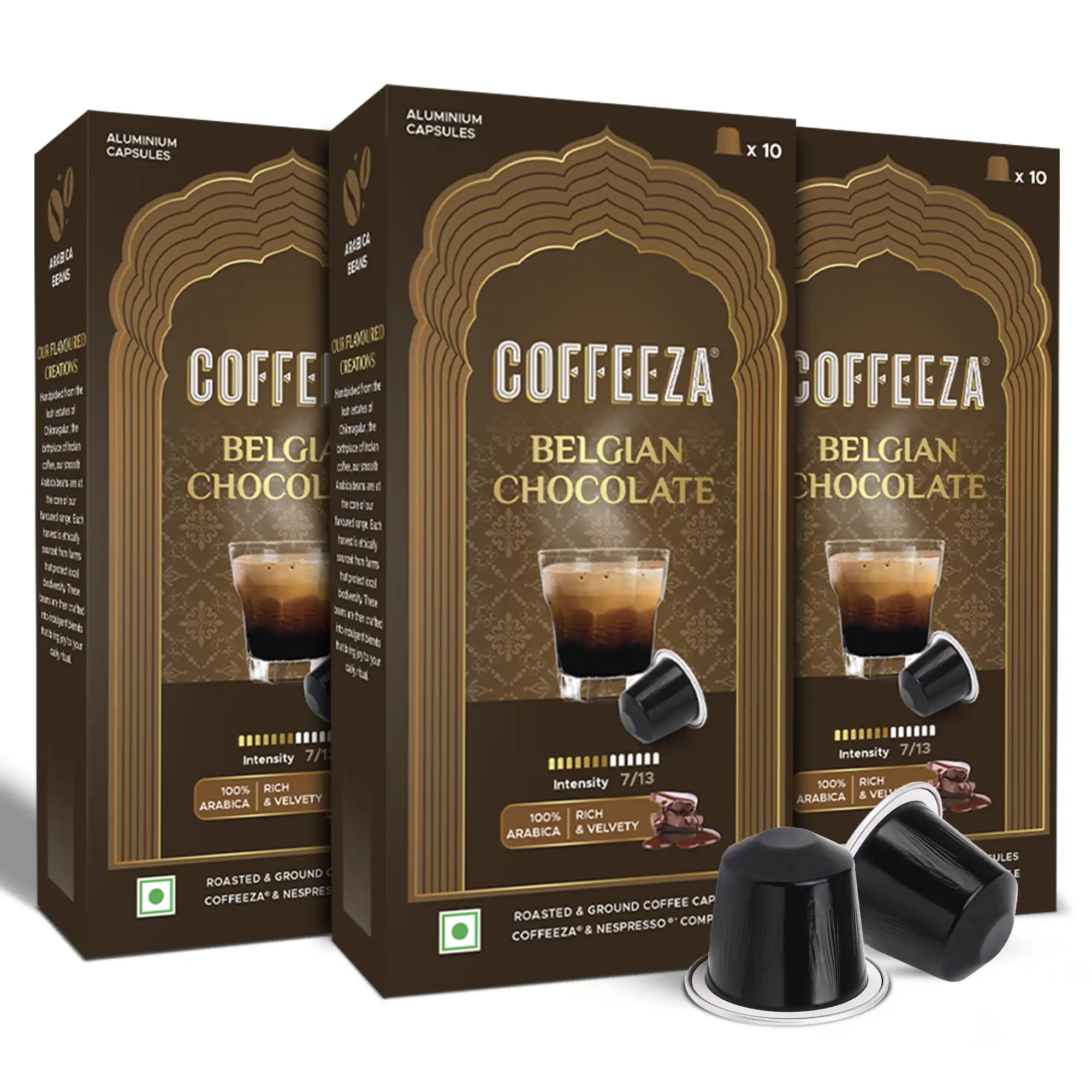 Belgian Chocolate 100% Arabica Flavoured Aluminium Coffee Capsules (Limited Edition) - Image 9