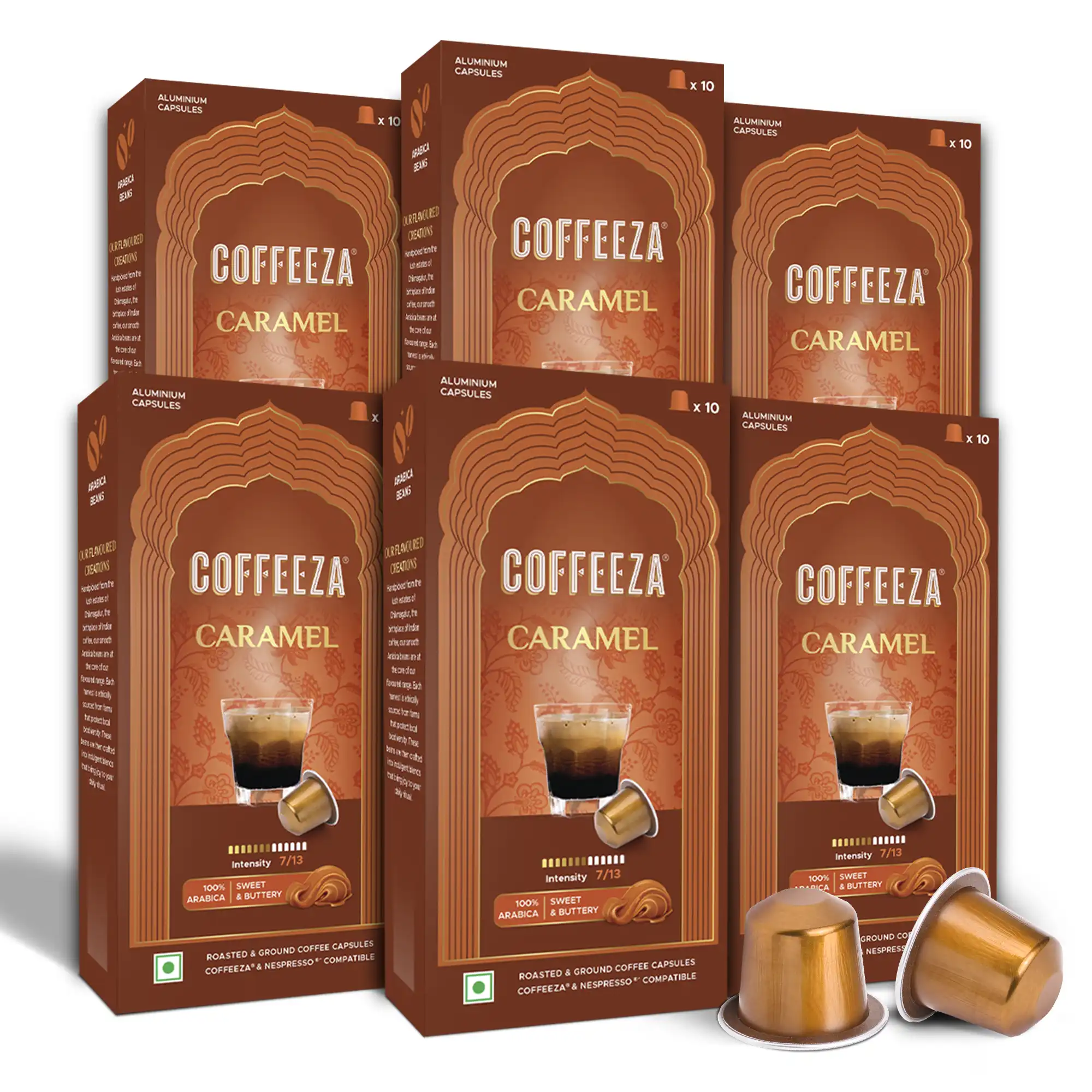 Caramel 100% Arabica Flavoured Aluminium Coffee Capsules - Image 10