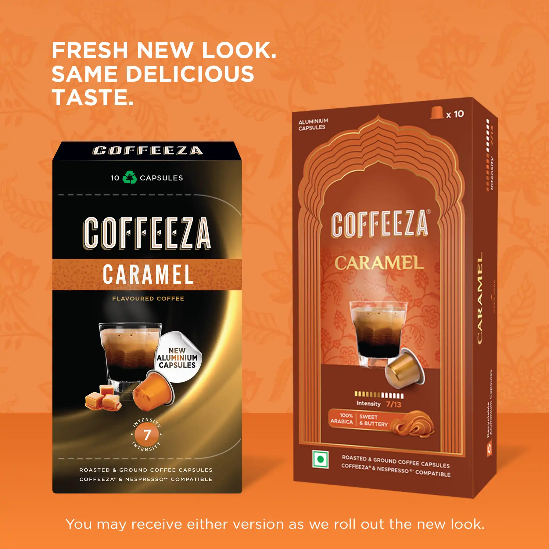 Caramel 100% Arabica Flavoured Aluminium Coffee Capsules - Image 3