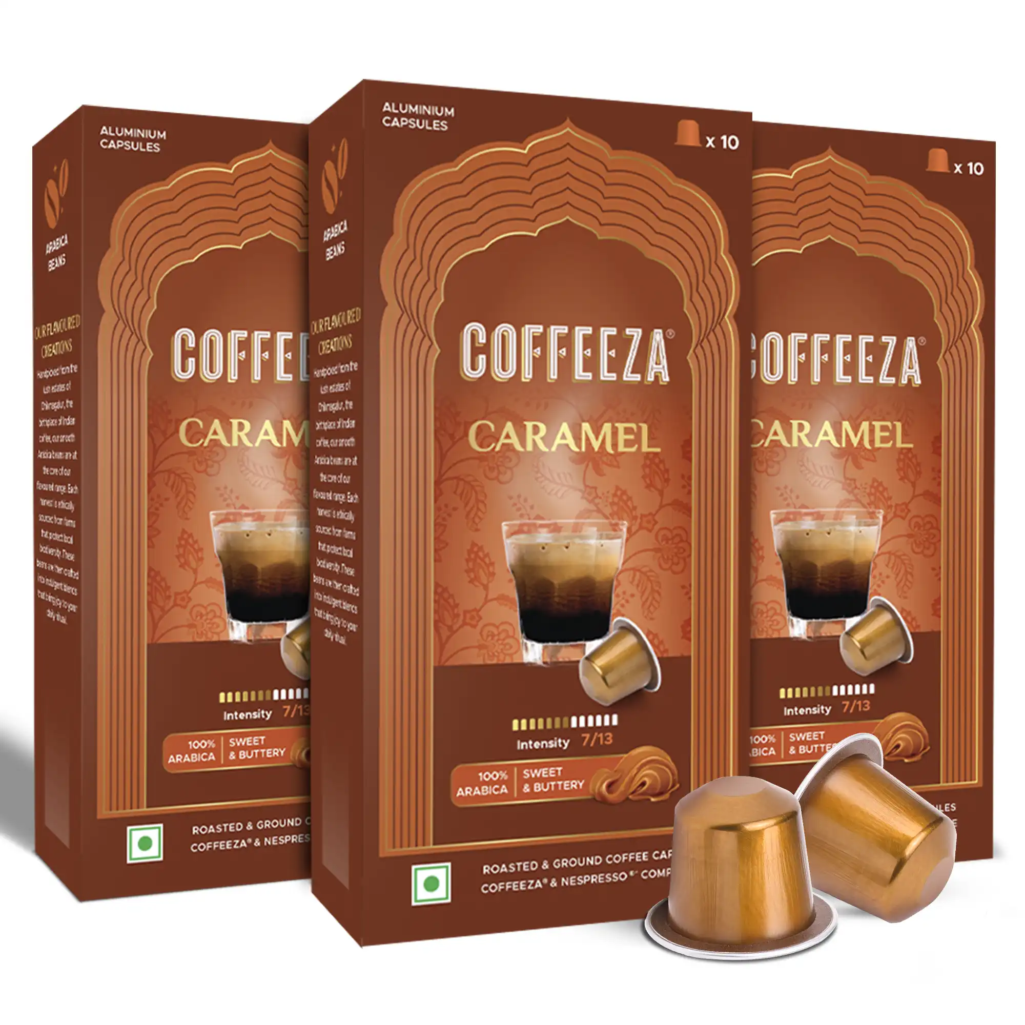 Caramel 100% Arabica Flavoured Aluminium Coffee Capsules - Image 9