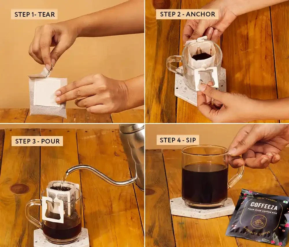 Classico - 100% AA Arabica Pour-Over Coffee Bags | No Equipment Needed - Image 6