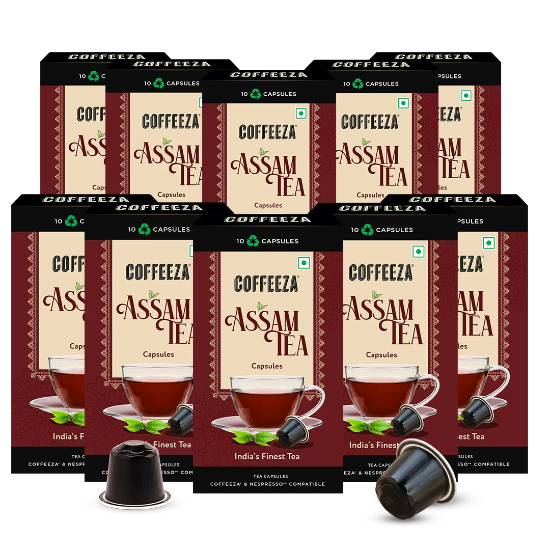 Coffeeza Assam Tea Capsules, India's Finest Tea in Aluminium Capsules - Image 7