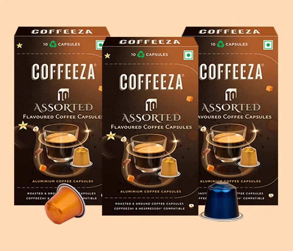 Coffeeza Flavoured Assorted Box of 10 Coffee Capsules –  Hazelnut, Caramel, Belgian Chocolate, and Vanilla - Image 8
