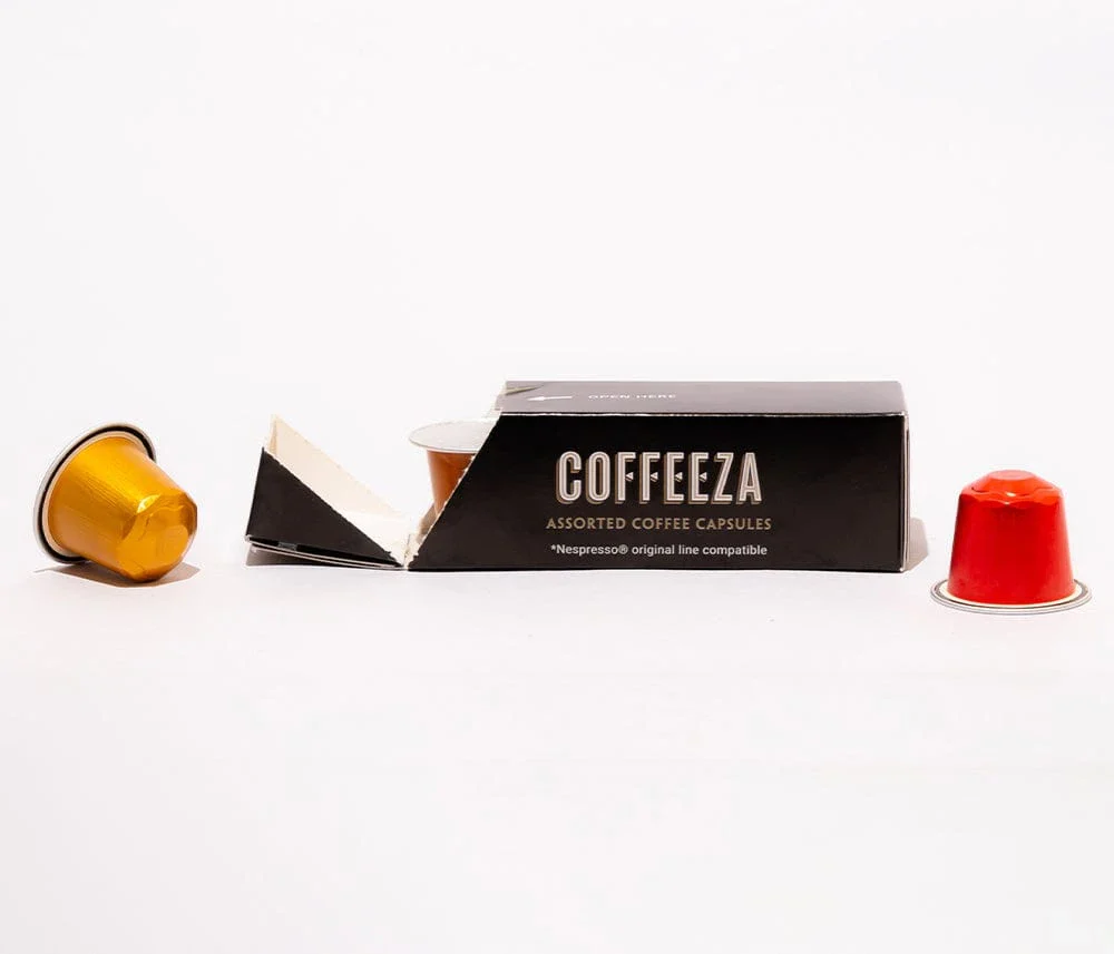Coffeeza Mystery Assorted Box of 4 Coffee Capsules |  Affordable Trial Pack - Image 3
