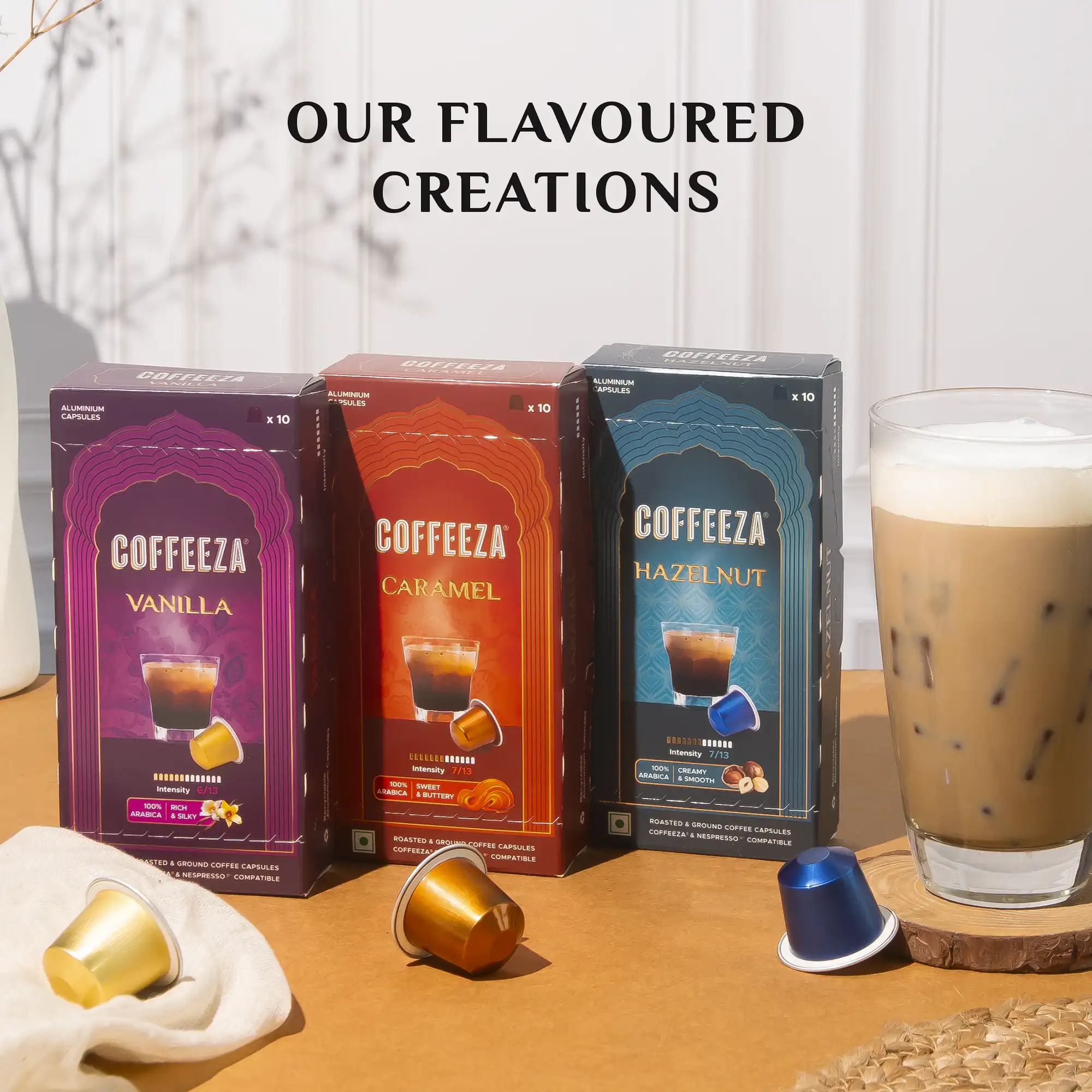 Coffeeza Value Pack Of 80 Coffee Capsules - Aluminium Coffee Pods | Box Of 8 - Image 3