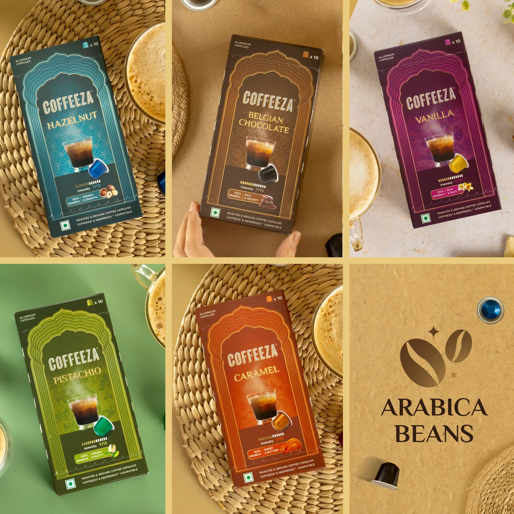 Coffeeza Variety Pack of 5 Coffee Capsules – Flavoured Blends - Image 4