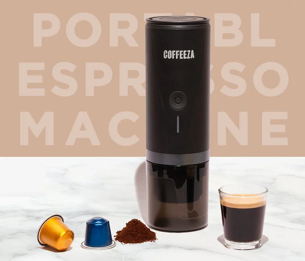 Finero Mini Portable Espresso Machine + Frothimo Pro Milk Frother & Heater + 10 FREE Coffee Pods+ 1 Year Membership Benefits - Image 3