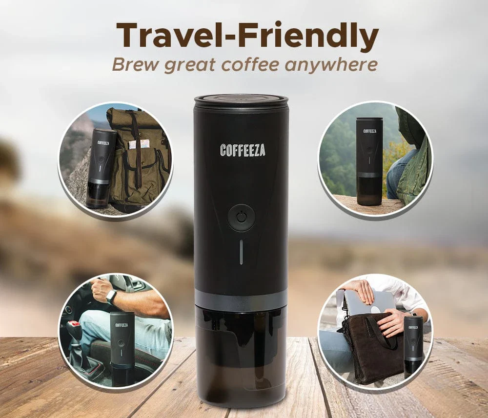 Finero Mini Portable Espresso Machine + Frothimo Pro Milk Frother & Heater + 10 FREE Coffee Pods+ 1 Year Membership Benefits - Image 8