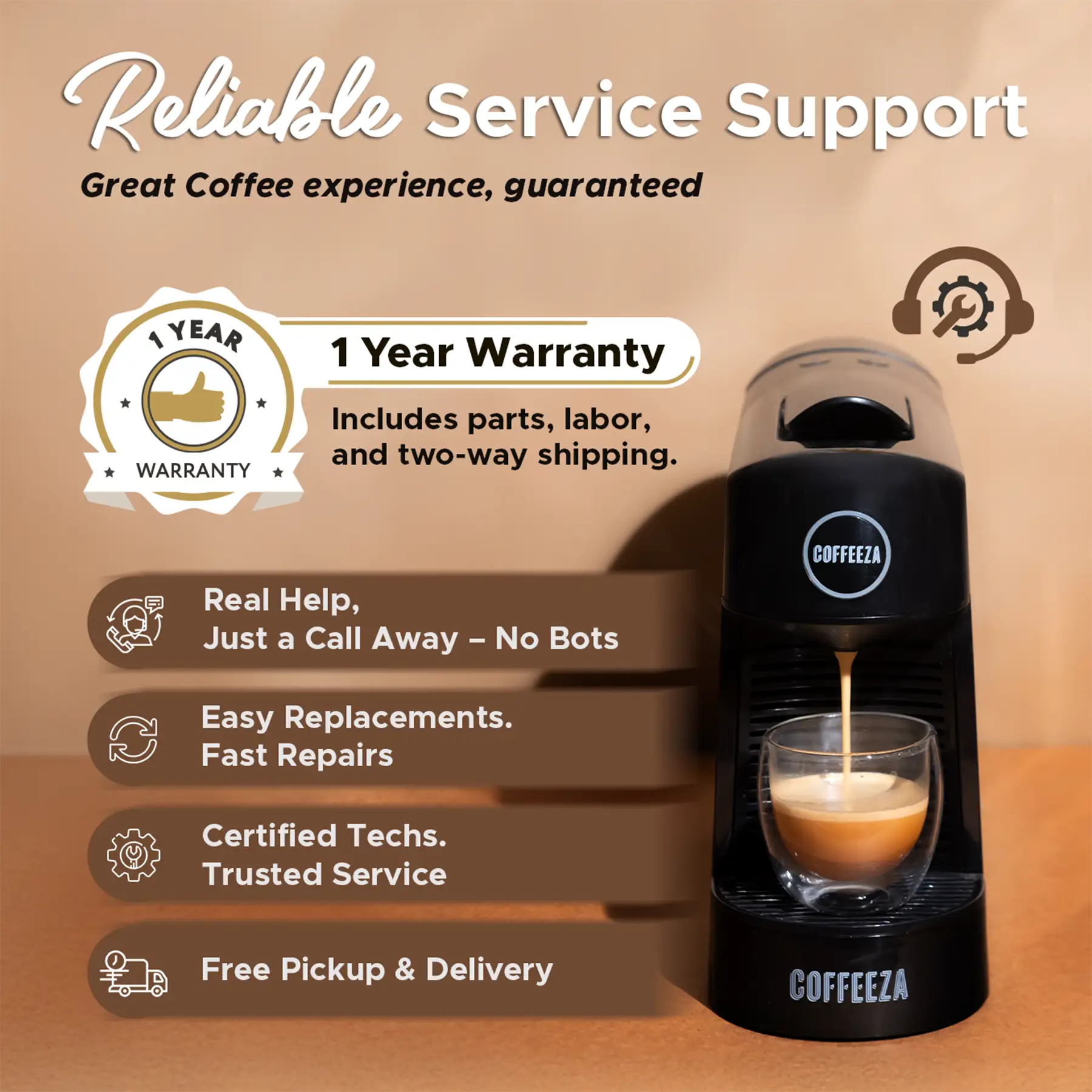 Finero Next Coffee Machine + Frothimo Pro Milk Frother & Heater + 10 FREE Coffee Pods + 1 Year Membership Benefits - Image 5