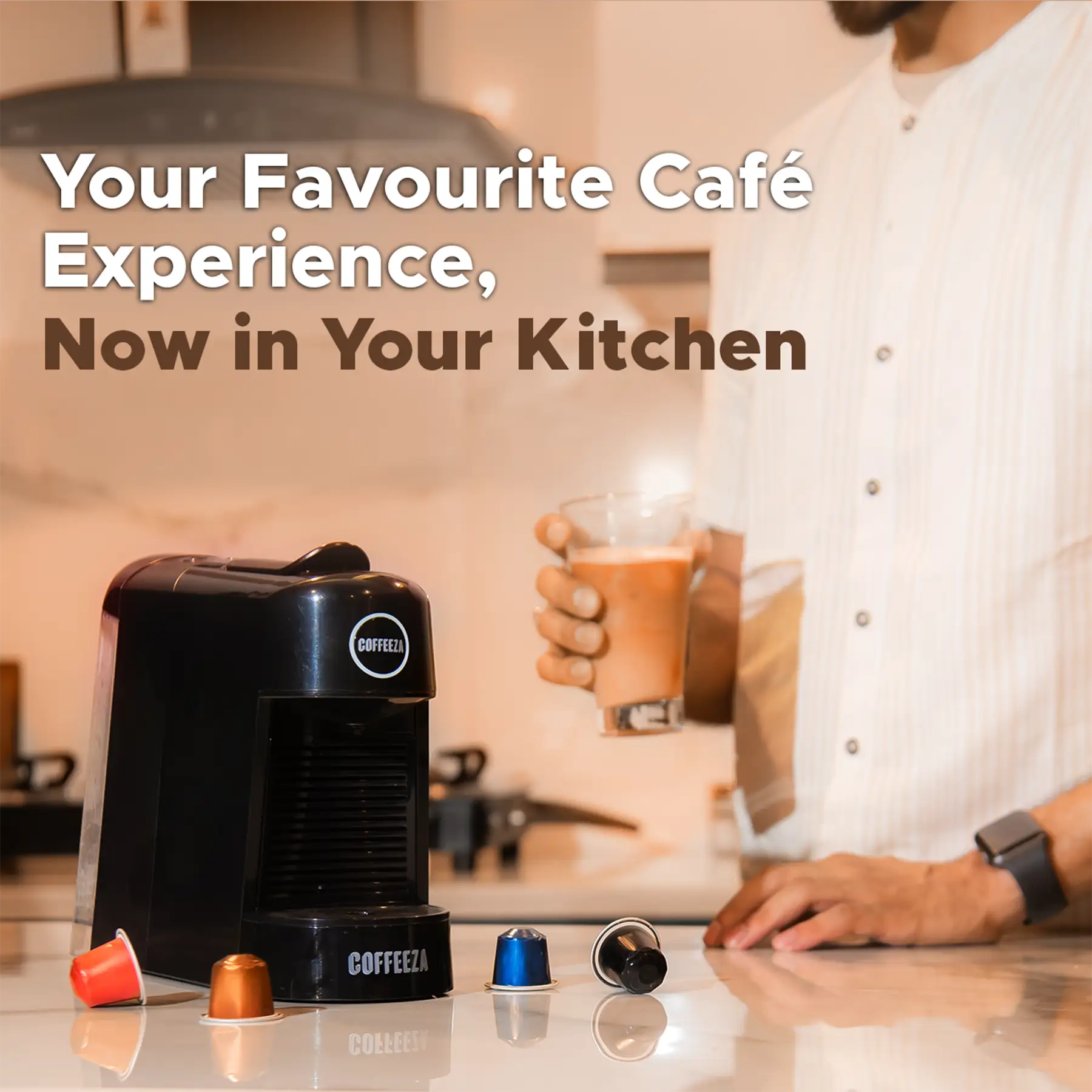 Finero Next Coffee Machine + Frothimo Pro Milk Frother & Heater + 10 FREE Coffee Pods + 1 Year Membership Benefits - Image 8