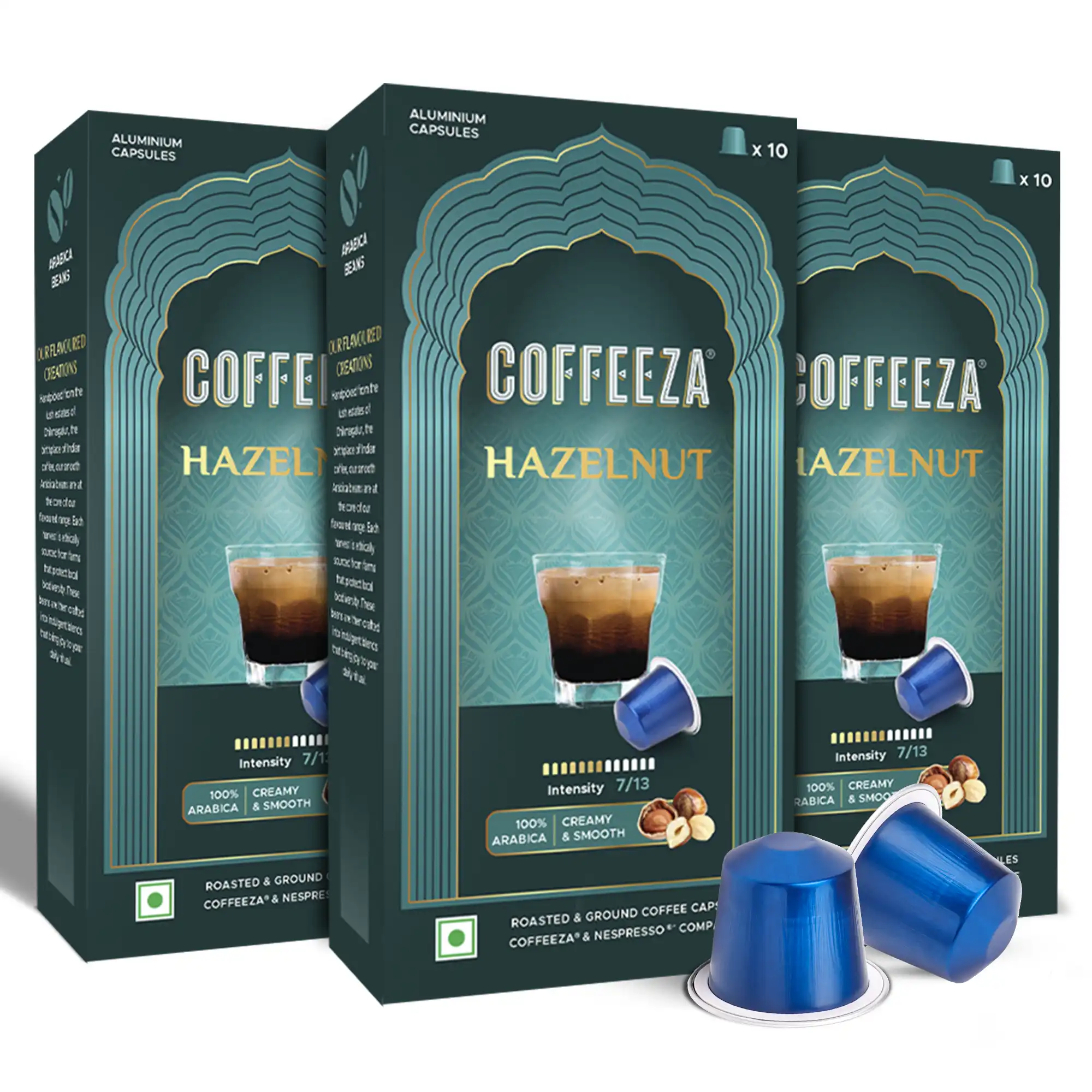 Hazelnut  100% Arabica Flavoured Aluminium Coffee Capsules - Image 9