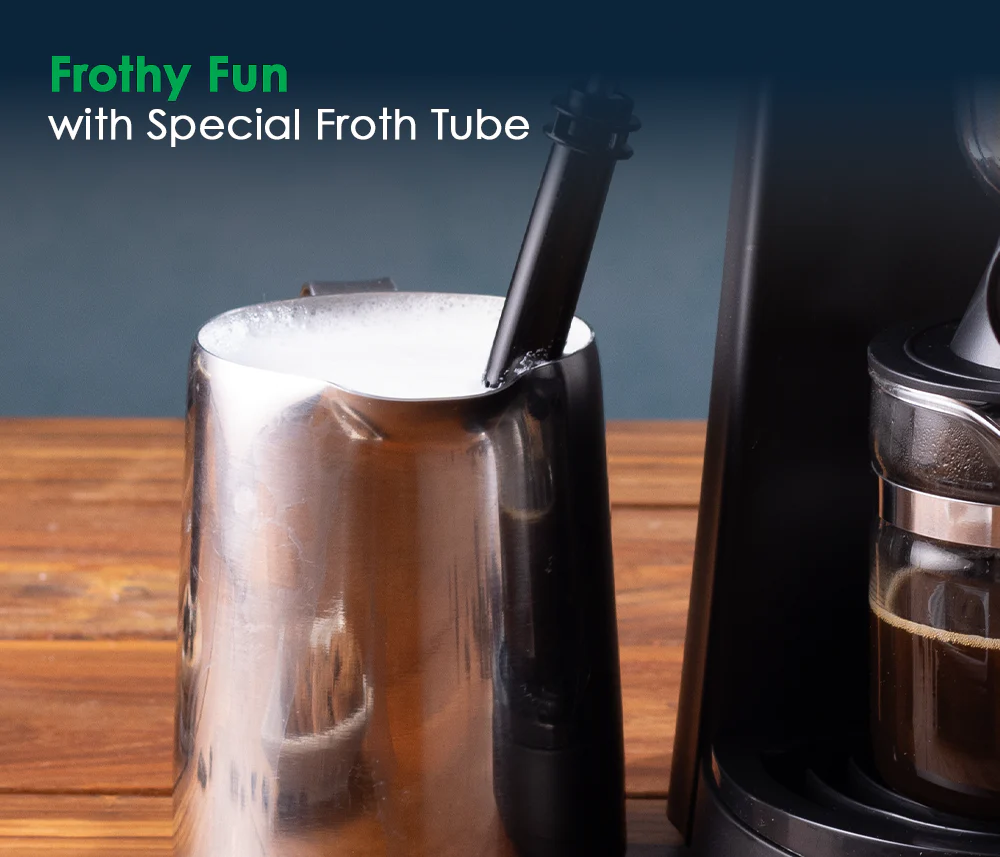 Regenta Espresso Coffee Maker 5-bar | Built in Milk Frother | Make Espressos, Cappuccinos & Lattes at Home | Metal Porta Filter | 2 Years Warranty - Image 6