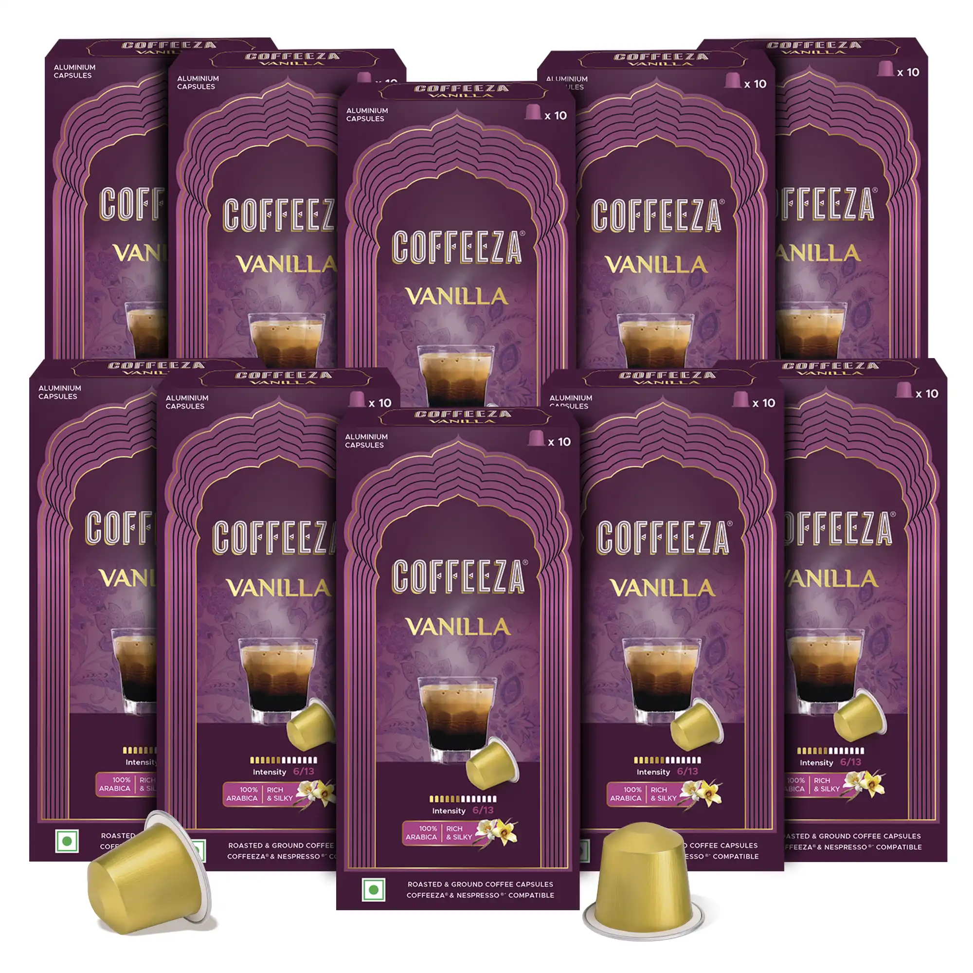 Vanilla 100% Arabica Flavoured Aluminium Coffee Capsules - Image 11